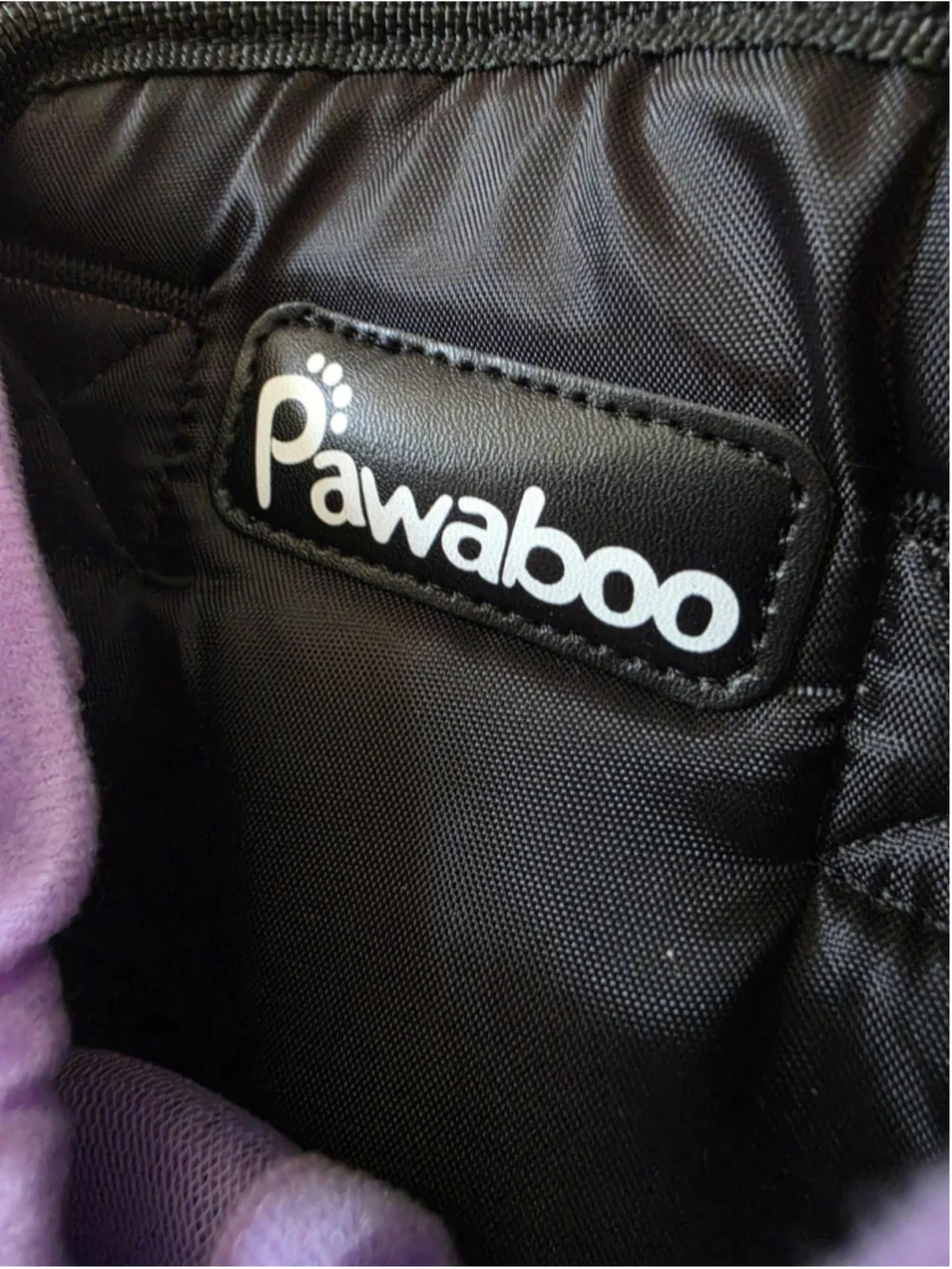 PAWABOO Pet Front Cat Dog Carrier Backpack Travel Hiking Black Size Small